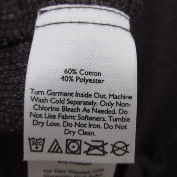 Eddie Bauer Henley Shirt‎ Men Brown Waffle Knit Button Preppy Base Layer Comfort - Picture 6 of 10